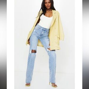 Tall Distressed Light Blue Women's Jeans